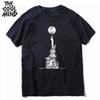 COOLMIND 100% Cotton Short Sleeve Creative Men T Shirt Casual Summer Loose Men Tshirt Tee Shirts Mens O-neck Male T-shirt