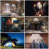 3Pcs RV Step Light Motion Sensor 10 LED Battery Operated Motorhome Trailers Camping Car Motion Activated Magnetic Night Lamp Strip