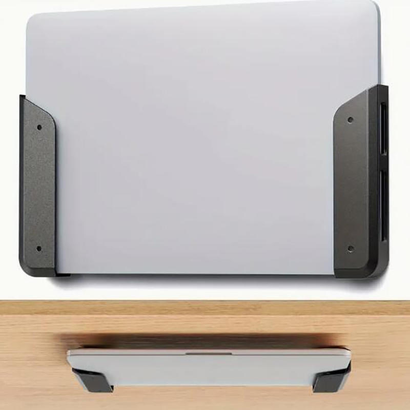 Under/wall-mounted Table Laptop Storage Stand Laptop Rack Charging Stand Tray Organizer Bracket Desktop For Ipad Tablet Stand