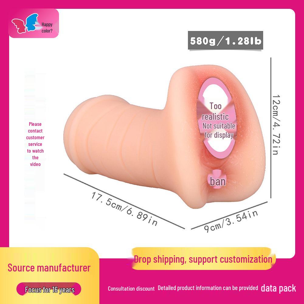 Joyful Men's Erotic Pussy Molded Masturbator 
