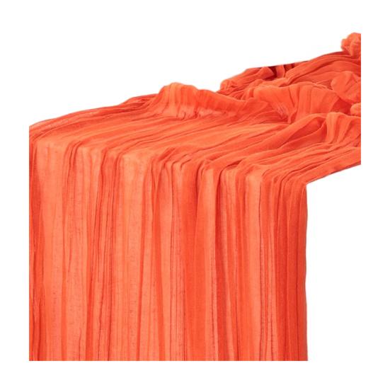 Table Flag Solid Color Pleated Design Bohemia Style Wedding Table Runner Special Events Wedding Decoration