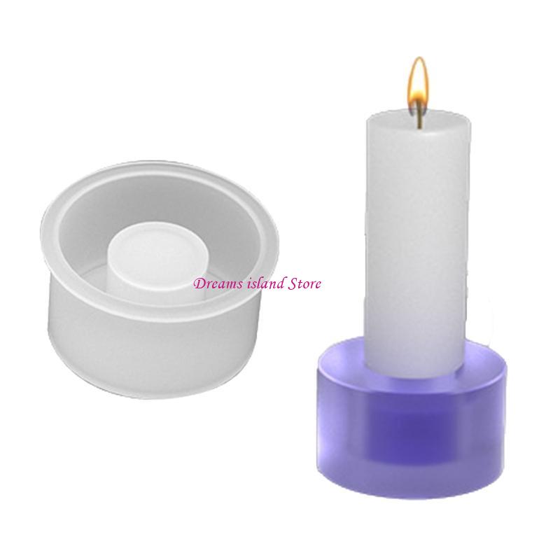 Runde Stern-Silikon-Kerzenständer-Formen Herz-Zementhalter-Form Heimdekorationen Hochzeitsfeier Gipsdekoration HX6C