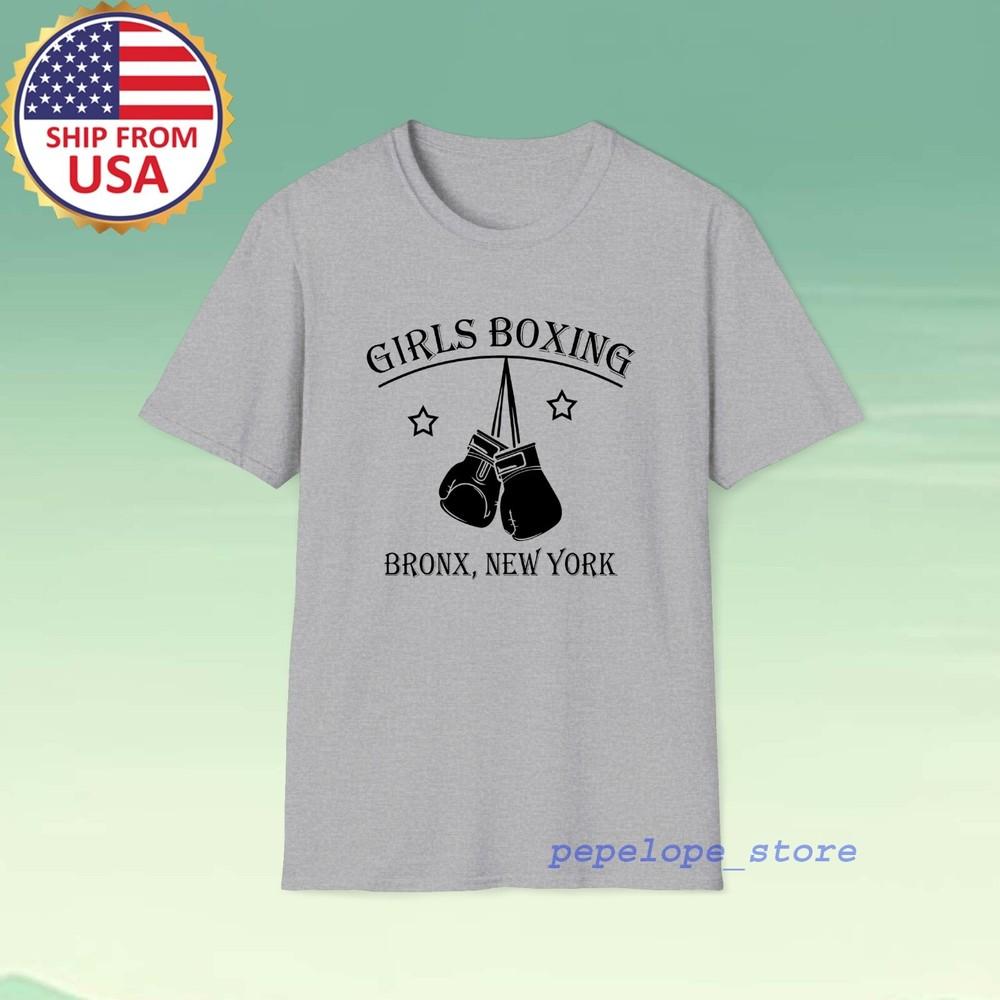

Girls Boxing Bronx New York Men#039;s Grey Size S5XL Unisex T-Shirt XL