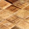 Coffee Tables Set of 2 Block Design Rough Solid Mango Wood