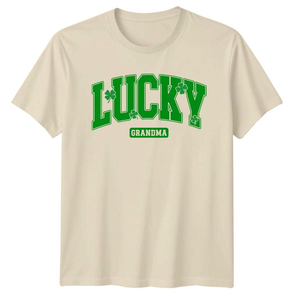 Lucky Grandma St Patricks Day Holidays Events Unisexs Unisexs Graphic Tee