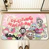 Cartoon Labubu Print Bath Mat Non Slip Doormat Kitchen Drying Mat For Bedroom Drain Mat Entryway Rug Cartoon Home Carpet