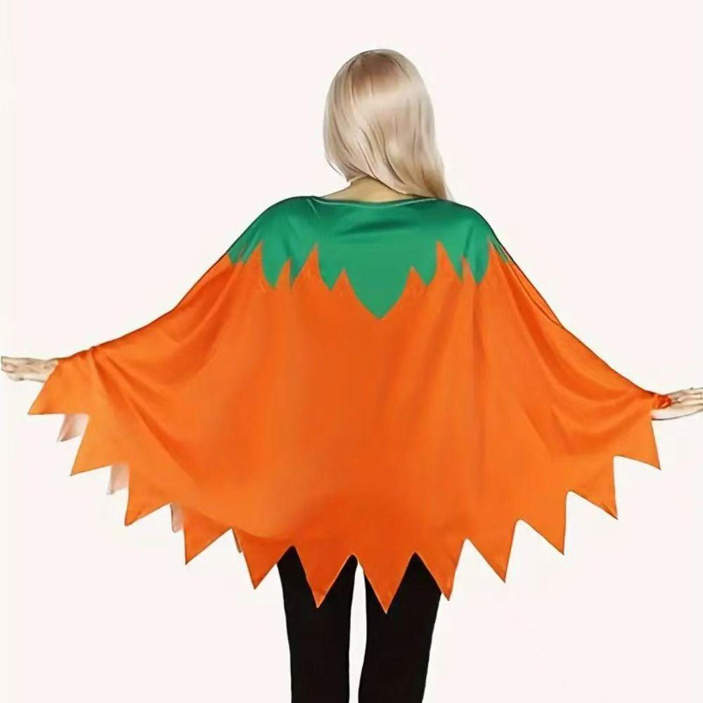 S čelenkou Noctilucent Dýňový plášť Čarodějnický kostým Párty Maškarní látka Kostým pro dospělé