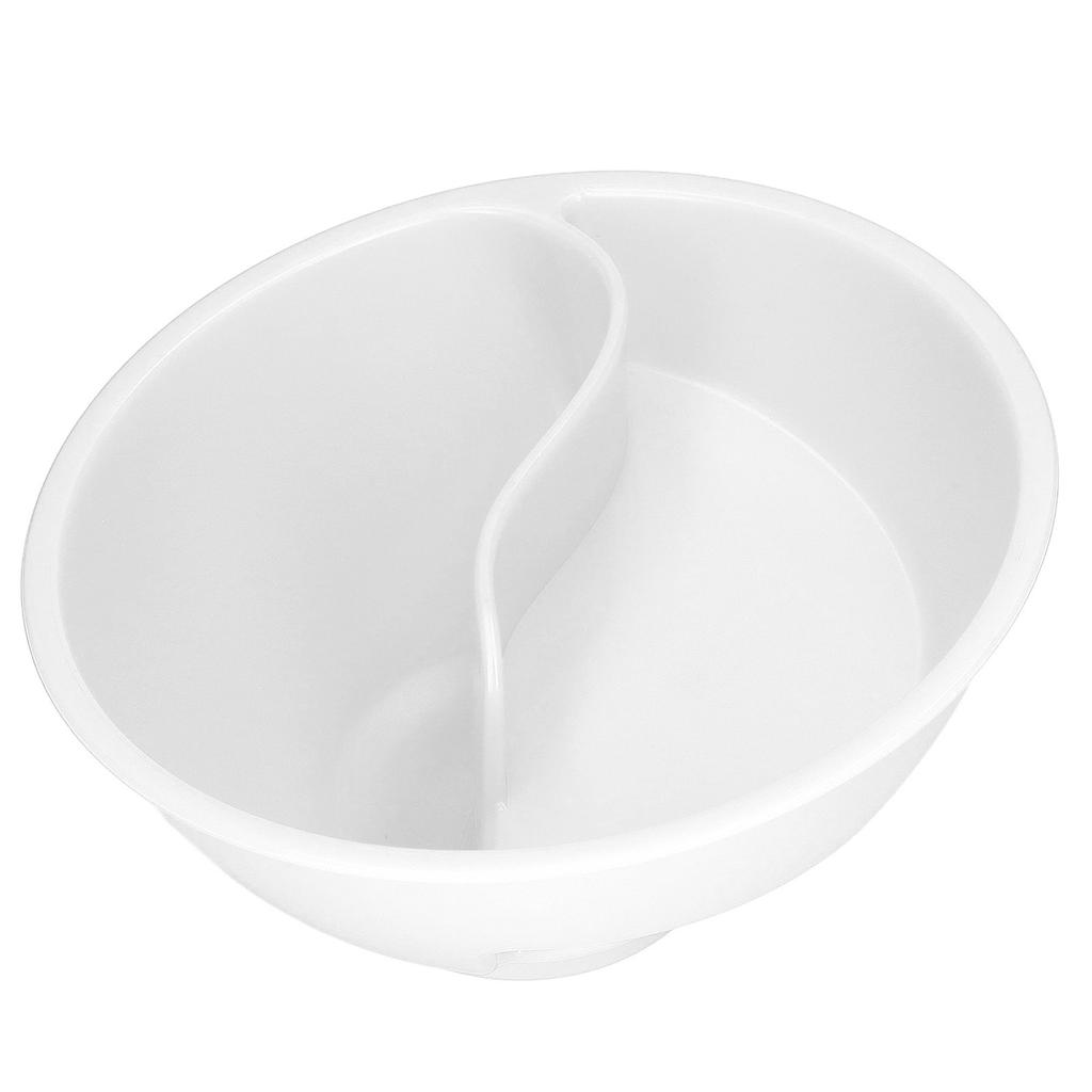 Cereal Divided Bowl Multipurpose BPA Free Stackable Separated Snack Bowl for Ice Cream Yogurt