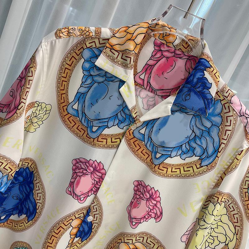 2024 Sommer Digitaldruck Herrenmode Kurzarmhemd