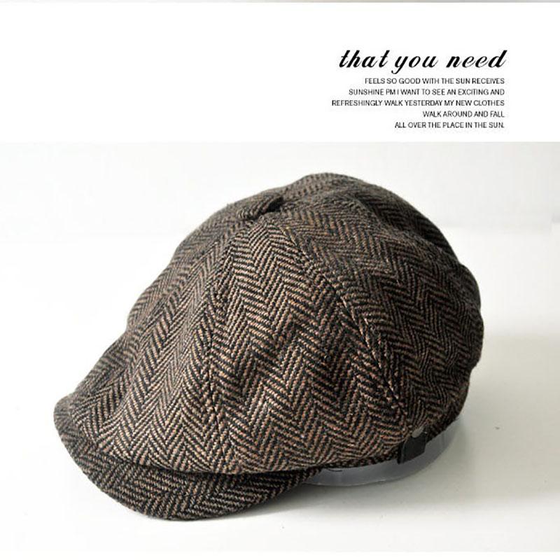 Buy Retro British Style Newsboy Cap Men 