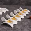 Ceramic Dining Plate Caviar Spoon Seasoning Dish Snack Bowl Dessert Plate Dim Sum Dish Sashimi Plates Fruit Bowl Sushi Plates