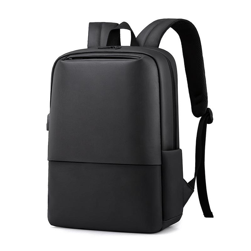 Backpack Anti-Splash Laptop Backpack Business Travel Usb Charger Computer Backpack чёрный