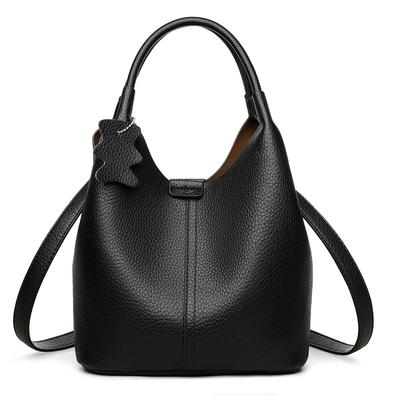 Mamas Tasche, Damen-Einzelschultertasche, Kleine Eimertasche, Leichte Handtasche, Retro-Damentasche