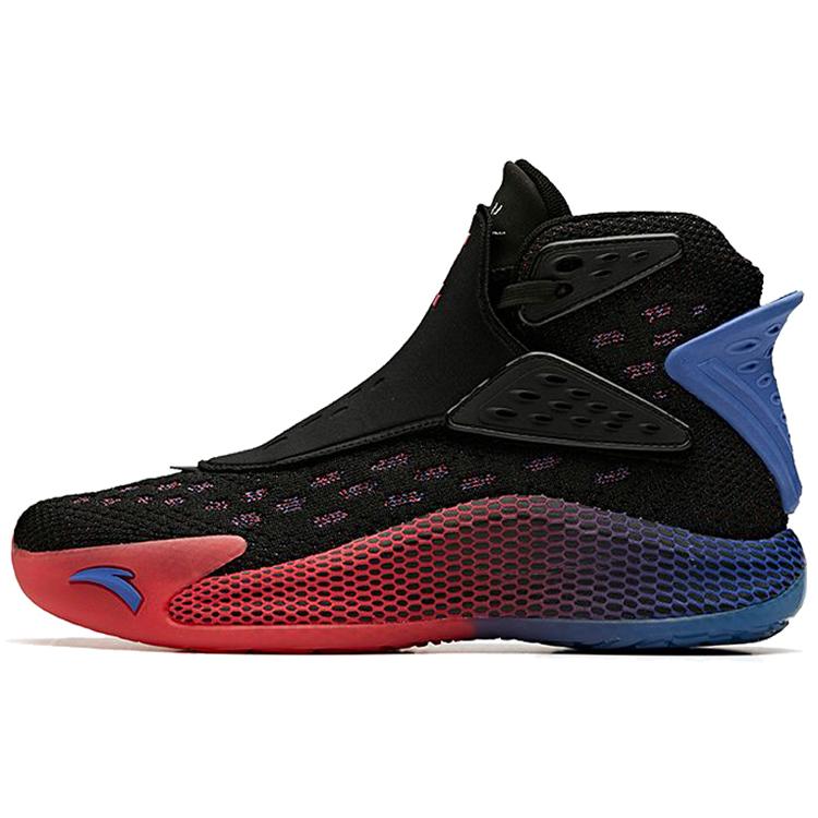 

new Anta KT5 Abrasion Resistant Breathable High Top Basketball Shoes Men s Red Blue Black 43