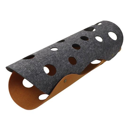 Modular Cat Tunnel DIY Felt Cat Tunnel Tube with Interactive Peek Hole Detachable Washable Hideaway Cave for Indoor Kittens