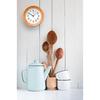 Seiko Clock (Seiko Clock) Table Clock Alarm Clock Wall Clock Analog Wooden Frame Natural Color Wo...