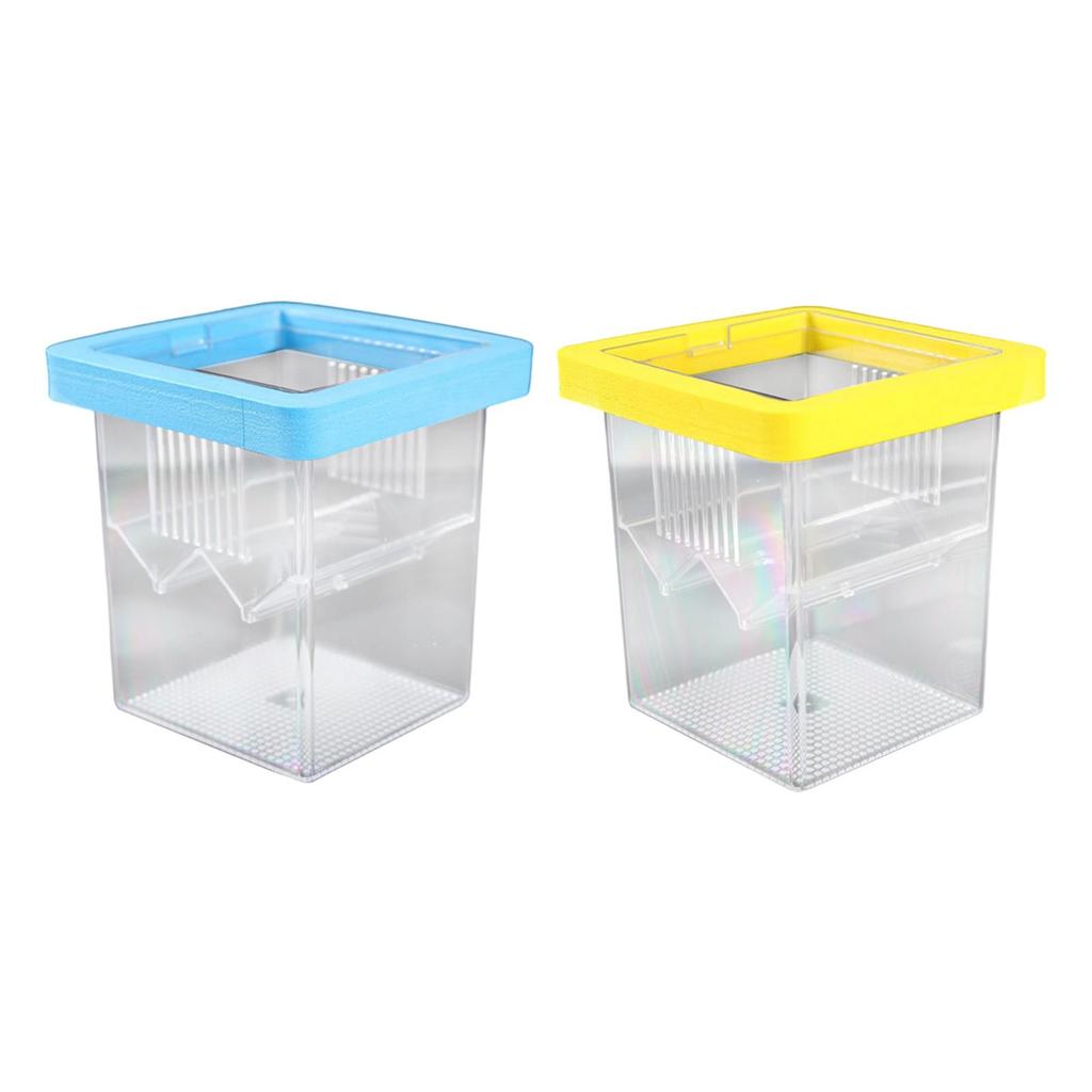 Breeder Box for Fish Tank Mini Fish Fry Isolation Case Incubation Box Hatching Box for Shrimp