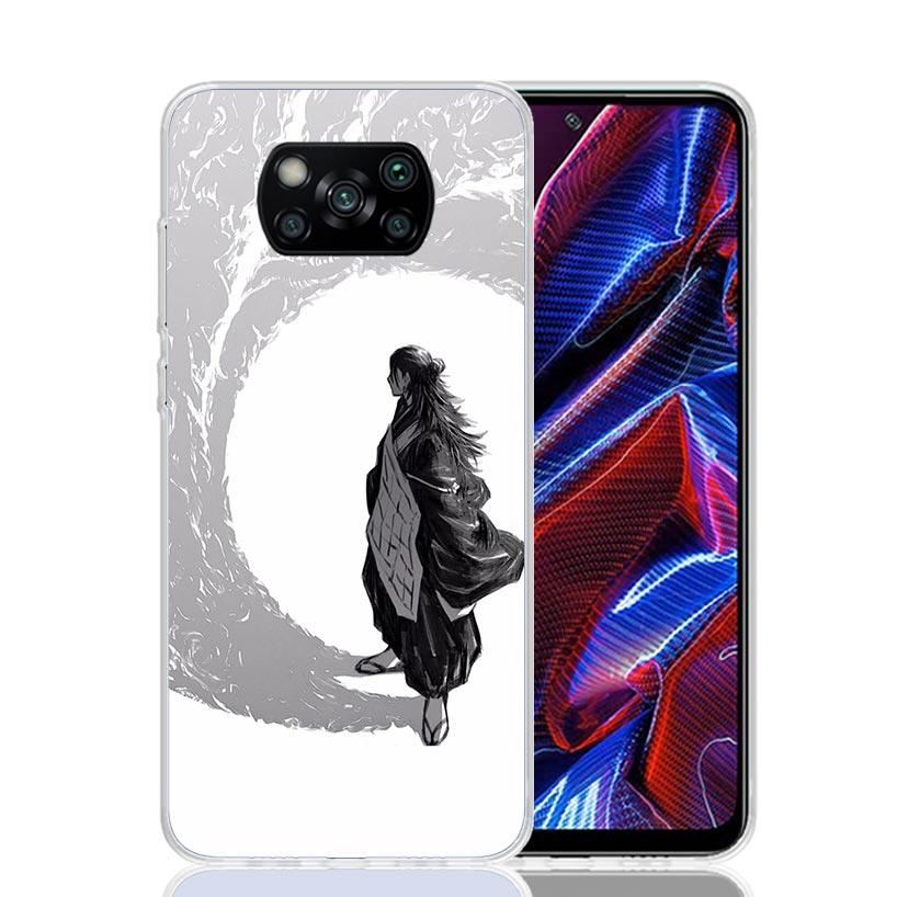 Kaisens Jujutsus Geto Suguru Case Phone Cover for Xiaomi Poco X3 Nfc X5 X6 X7 X4 Gt F7 Ultra F6 F5 Pro F4 F3 M5S M5 M4 M3 5G Tre