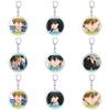 55MM Anime Dakaretai Otoko 1 i ni Odosarete Imasu Schlüsselanhänger Azumaya Junta Schlüsselanhänger Acryl-Modellplatte Weihnachtsgeschenke