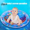 Safe Water Mat for Newborns Inflatable Splash Pad Toddlers, Thickened PVC Outdoor Sprinkler Play Stable Tummy Time Floor Babies, Sensory Toy