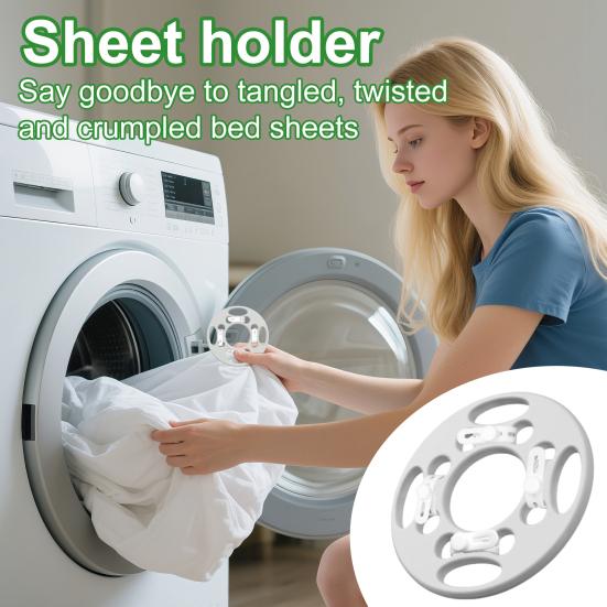 Yousheng Bed Sheet Detangler Duvet Cover Fastener Washer Protector for Sheets Laundry Room Organizer Bed Sheets Accessories