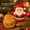 Christmas Mini Pie Maker with One-Press Hand Pie Cookie Mould Set Festive Baking Press for Pastry Dough Shaping Holiday Dessert Maker