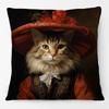 Oriental Style Animals Portraits Tiger Leopard Lion Cushion Cover Sofa Decorative Pillow Case