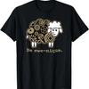 Be Ewe-Nique Steam Punk Zahnrad Industriell Schwarz und Gold Schaf T-Shirt