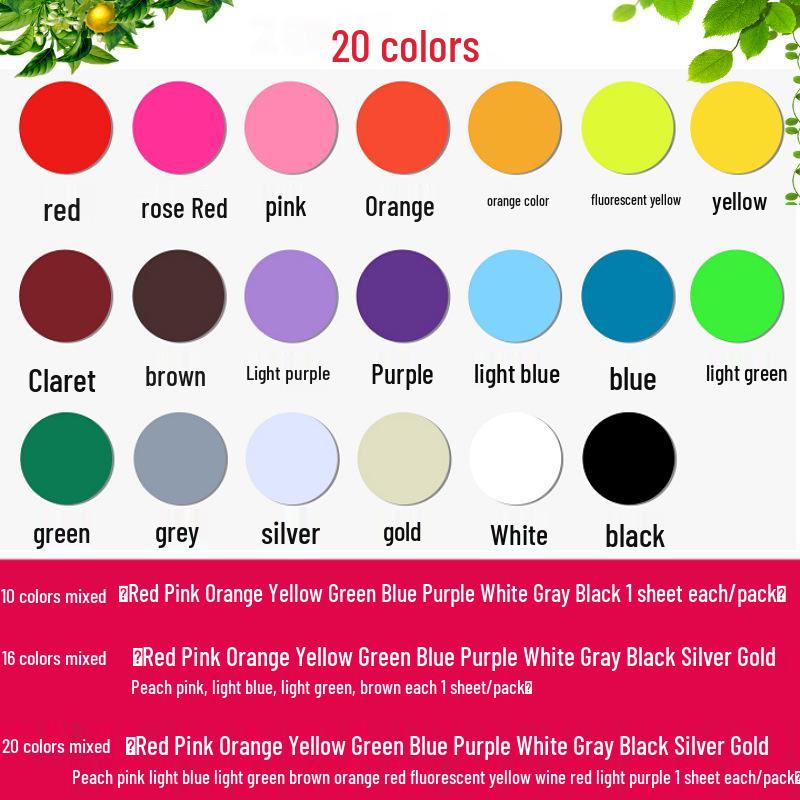 Mixed Color Round Dot Sticker Labels - Available in 10, 16, and 20 Vibrant Colors