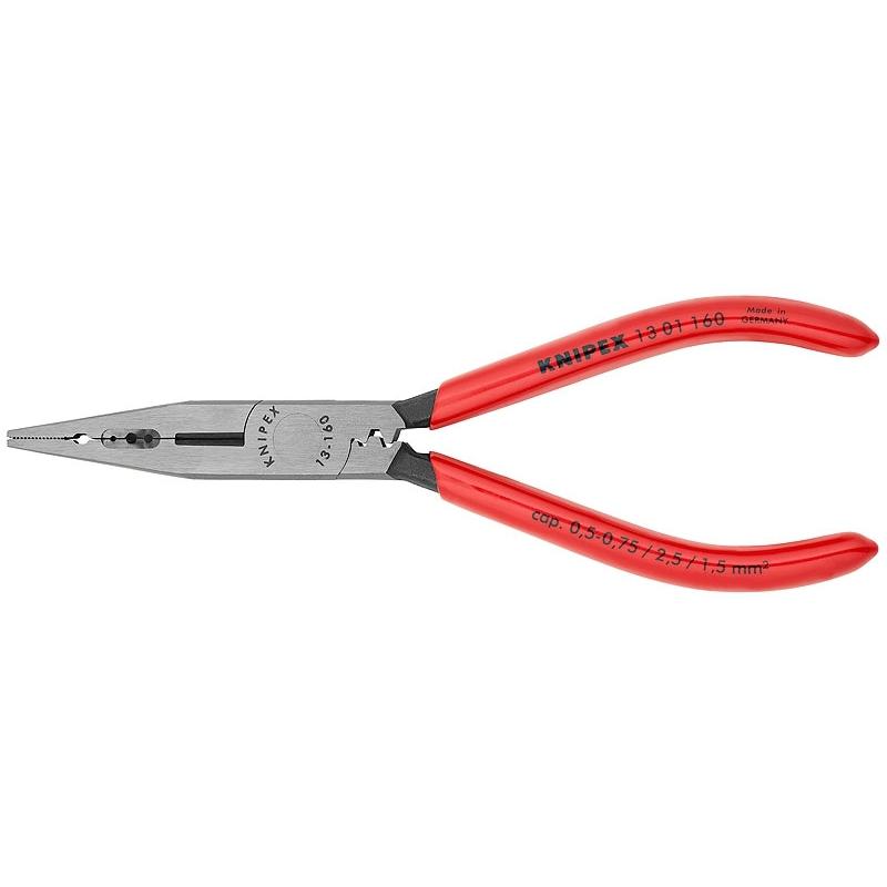 

Плоскогубцы Knipex Electrics для установки провода фосфатированные лить ручки 160 мм