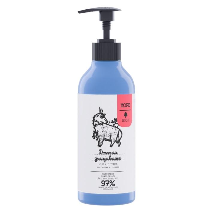 Yope Shower Gel, Guaiacwood & Tonka, 400ml