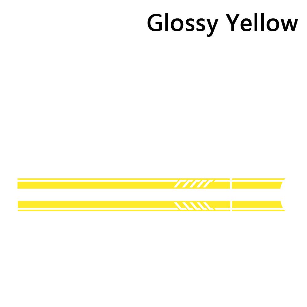 Car Side Door Stripe Sport Racing C63 Style Decal Long Sticker for Mercedes Benz GLC Class X253 Coupe C253 AMG Accessories