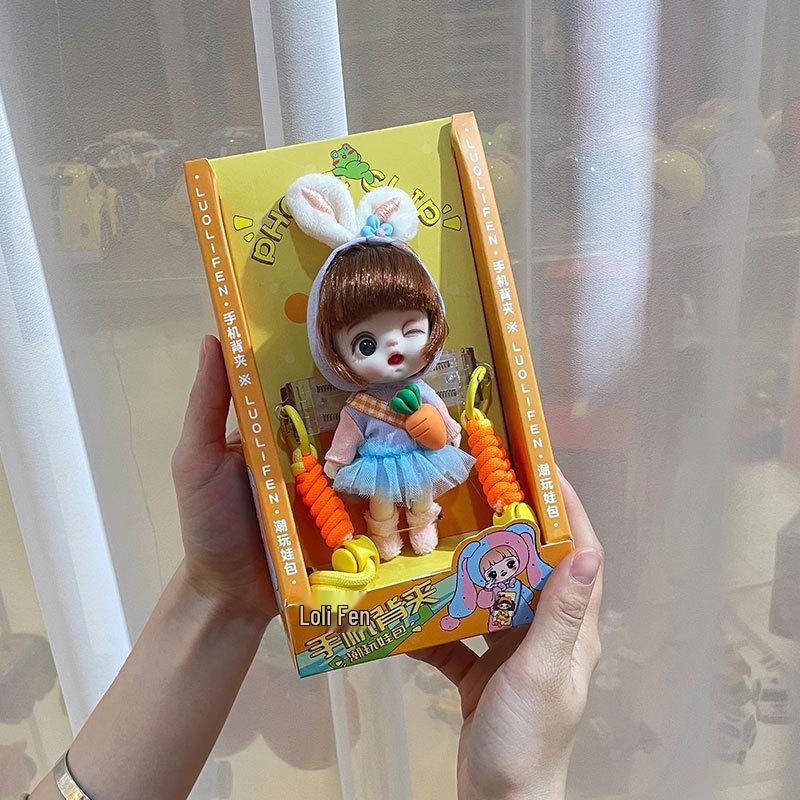 

Модная кукла для переодевания с игрушечным телефоном, милой сумочкой и декоративной фигуркой 13CM