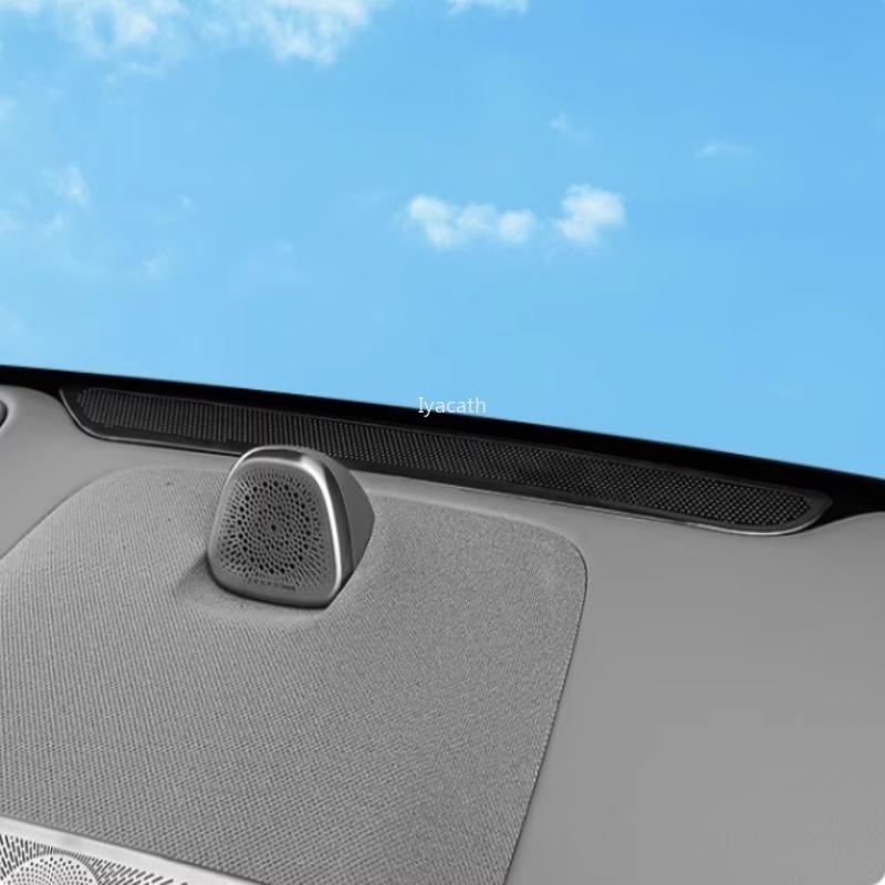 For Zeekr 7X 2024 2025 Air Conditioner Outlet Mask Trument Typhoon Outlet Metal Protective Cover Car Interior Accessories