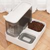 Cat Water Fountain & Feeder: Large Capacity Dual-Function Automatic Bowl