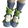 3D Strick Tier Socken, Plüschtiere Kuschel Socken, Lustige Neuheiten Winter Warm Handgehäkelte Socken Weihnachtsgeschenke für Frauen