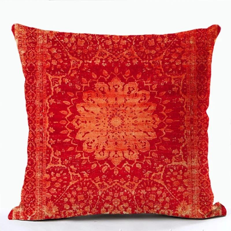 Geometric Home Decor Moroccan Ethnic Bohemian Cushion Cover Office Sofa Pillow Cover Outdoor Camping Hug Pillow Cover