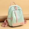 Contrast Color Backpack for Women Large Capacity School Bags for Teenager Waterproof Oxford Travel Rucksack Girls Knapsack Bolsa