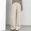 Fanzhen Women's High-Waist Loose Wide-Leg Denim Pants