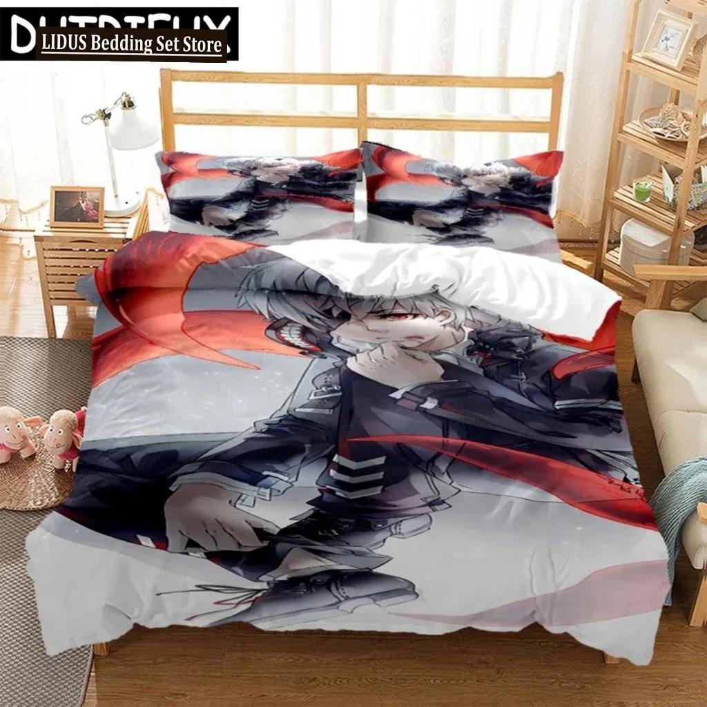 

Tokyo Ghoul Digital Print Polyester Bedding Sets Covers Boys Duvet Cover Set For Teens Bedding Set King Size EU Single(135*200cm)3pcs