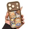 Cute Butter Bear Hand Rope Suitable for Apple 17Promax Mobile Phone Case IP16 Sky Eye Ladder 15 Cartoon 14 Soft