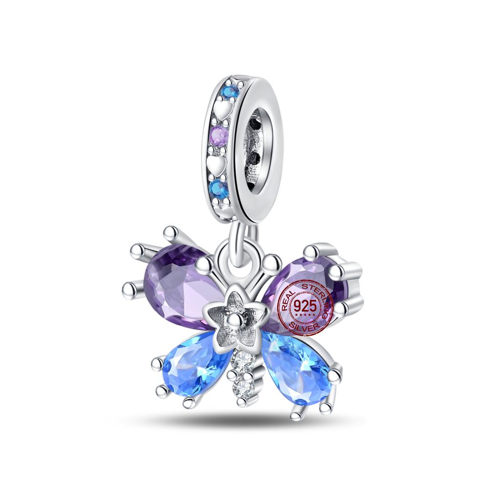 New Copper Butterfly Design Classic Series Charm Beads Suitable Fit 3Mm Original Bracelet Diy Jewelry