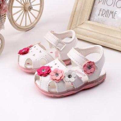 Babysandalen HeavyRain Peuter Baby Kids Baby Meisjes Bloemen LED Lichtgevende Schoenen Sneakers Sandalen