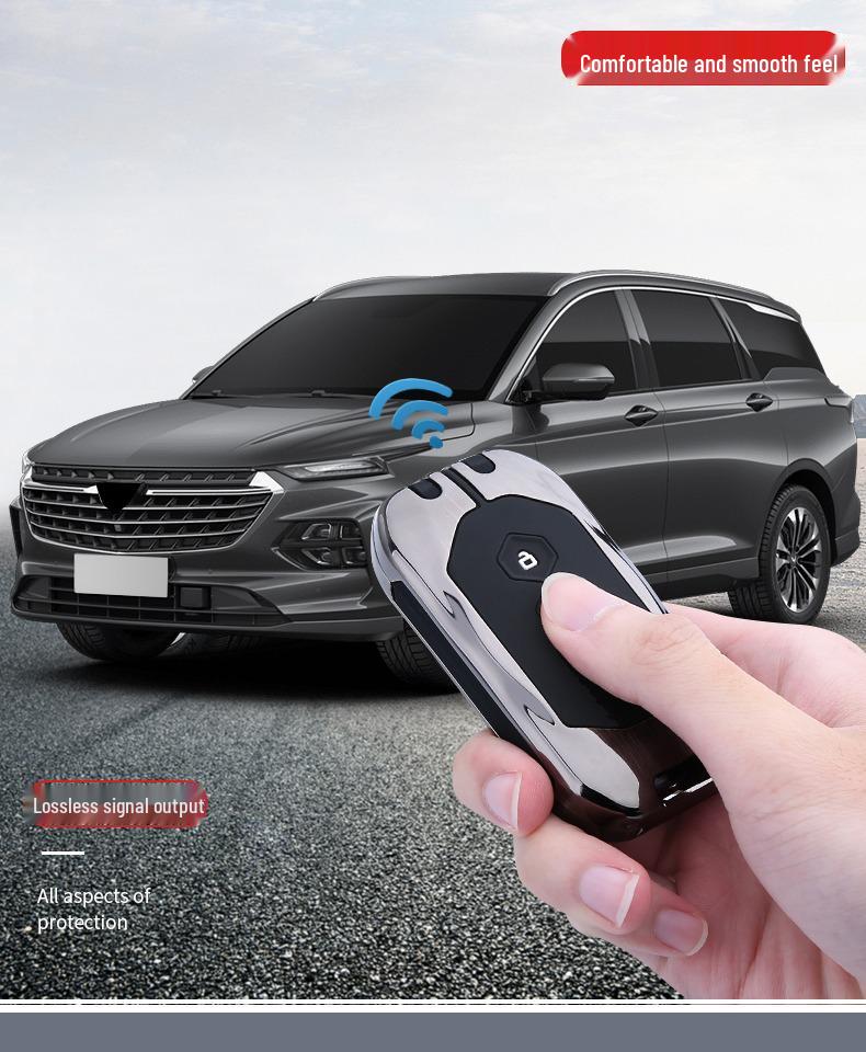 Wuling Capgemini 2020 Key Cover: Smart Remote Metal Case & Buckle