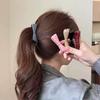 2025 High-End Morandi Bow Banana Hair Clip for Women - Elegant Ponytail Accessory