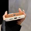 Cute Bowknot Print Leather Texture Slim Magnetic Case For iPhone 16 Pro Max 15 14 Pro 13 12 11 for MagSafe Shockproof TPU Soft Matte Phone Cover