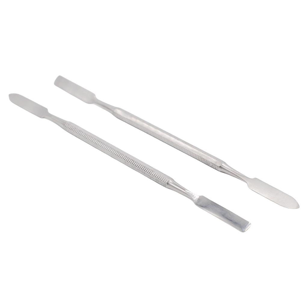 4Pcs Stainless Steel Double-Ended Dental Stirring Knives For Dental Cosmetic Mixing Powder Stirring Rods Durable Tools
