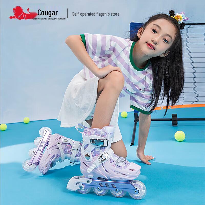 

Регулируемые роликовые коньки COUGAR Kids с полной подсветкой M (32-35)