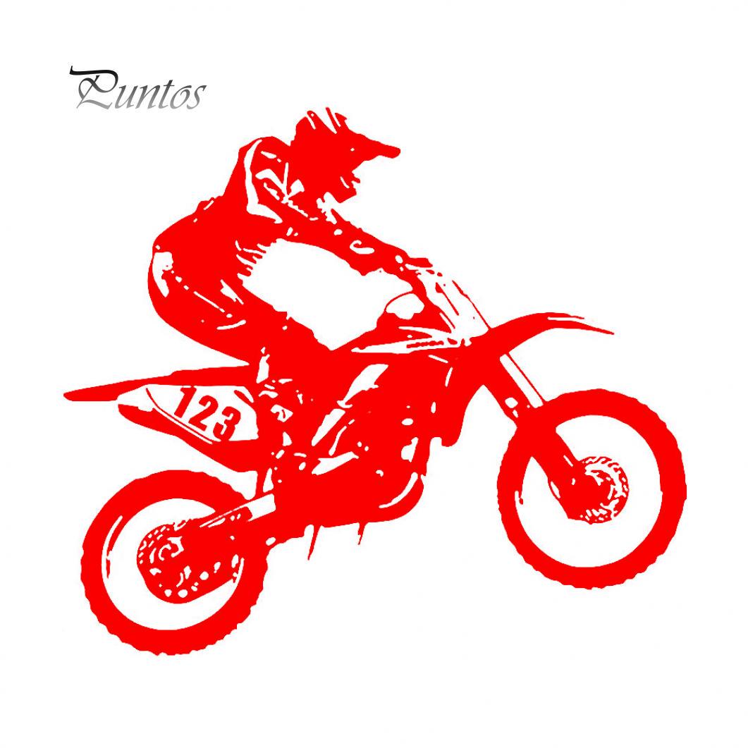 Автомобиль Трюки Мотоцикл Светоотражающие Грузовики Автомобиль Наклейки Декор красный