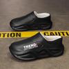 2024 New Men's Waterproof Cotton Slippers with Heels - Anti-Slip, Feces-Resistant, Perfect for Indoor/Outdoor Use in Autumn & Winter.